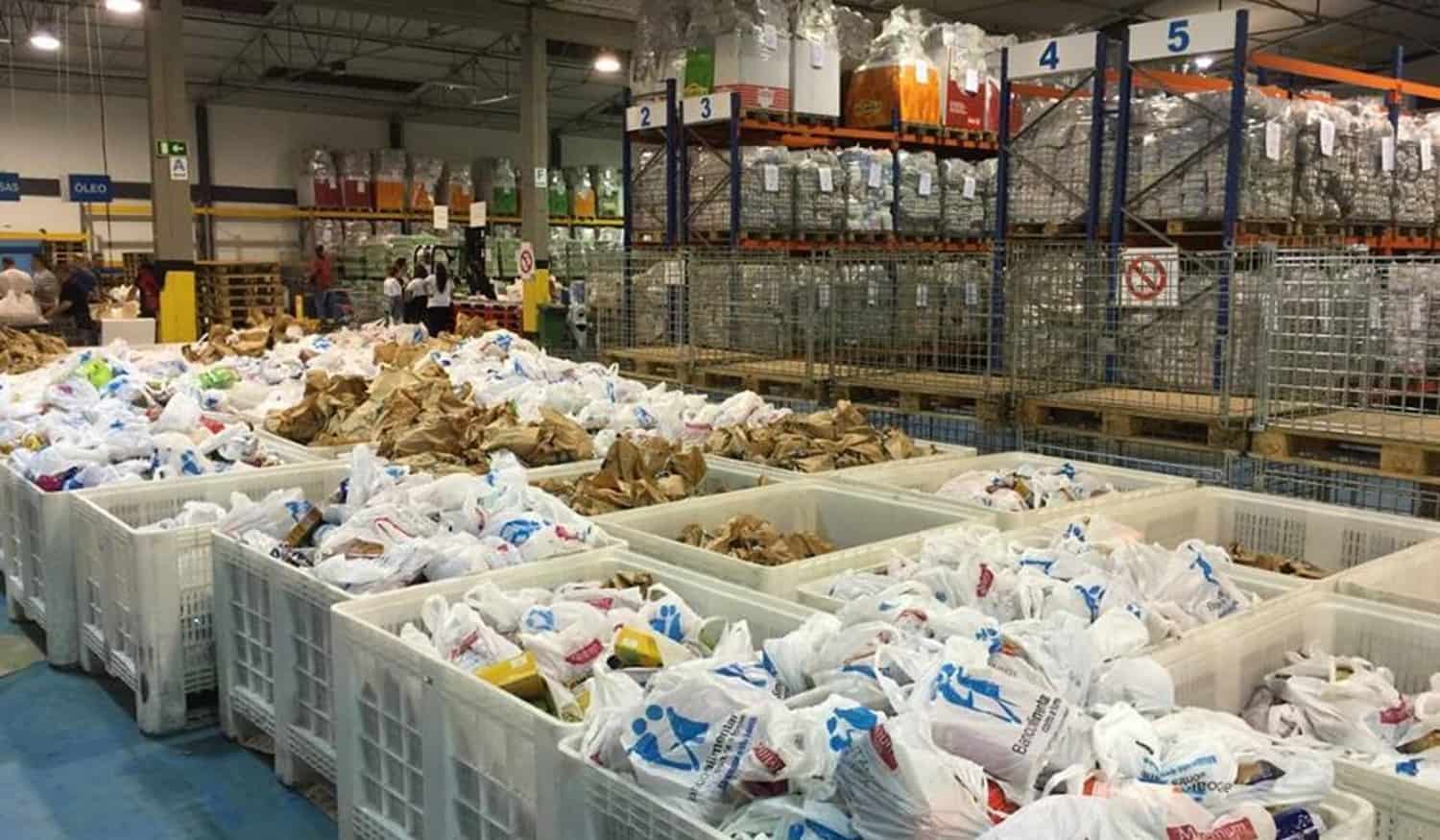 campanha recolha alimentos banco alimentar porto