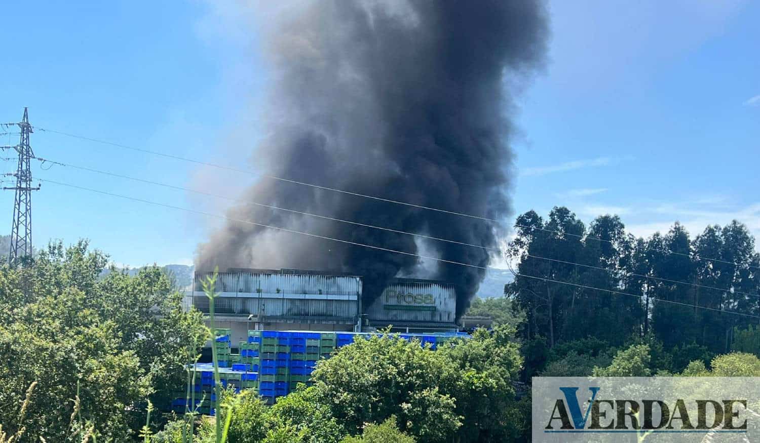 incendio zona industrial marco de canaveses